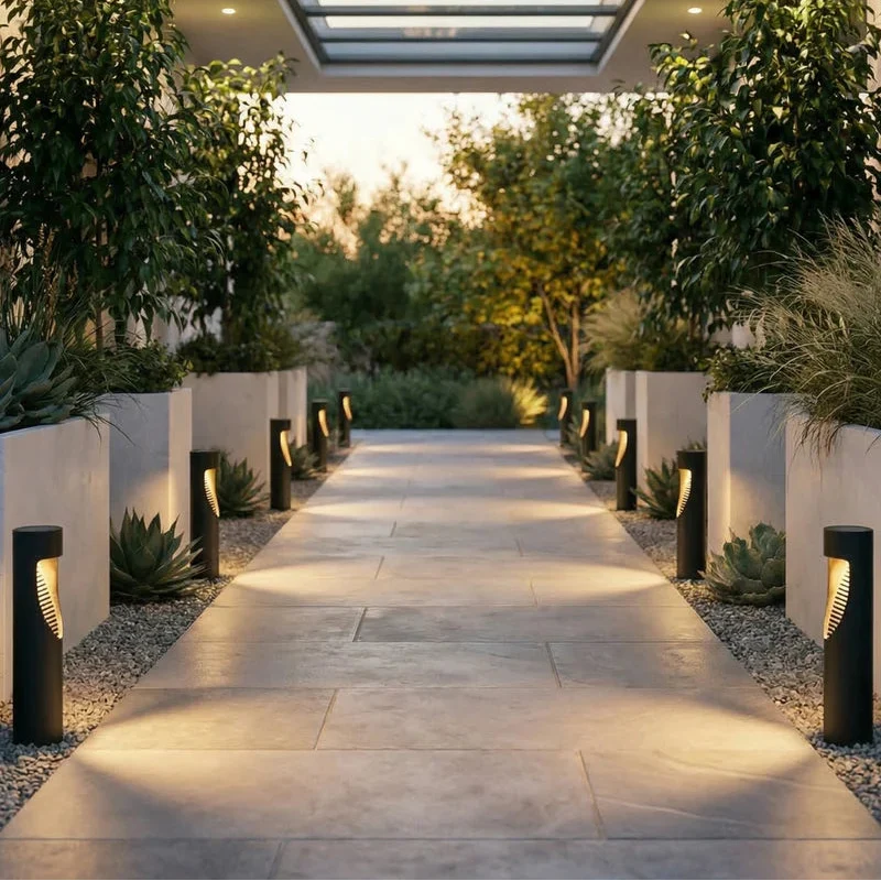 Bamboo-Inspired Outdoor Light