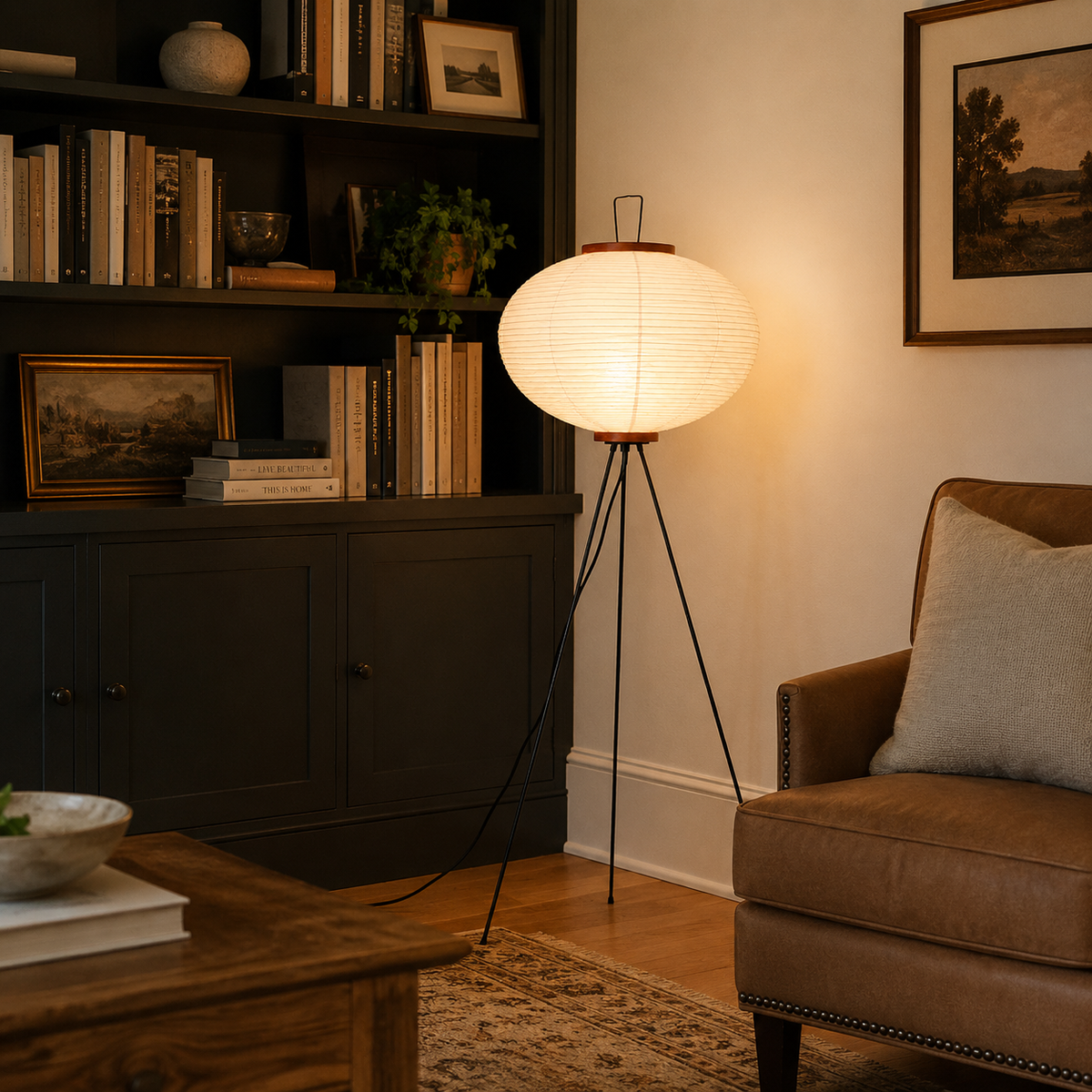 Paper Glow Floor Lamp