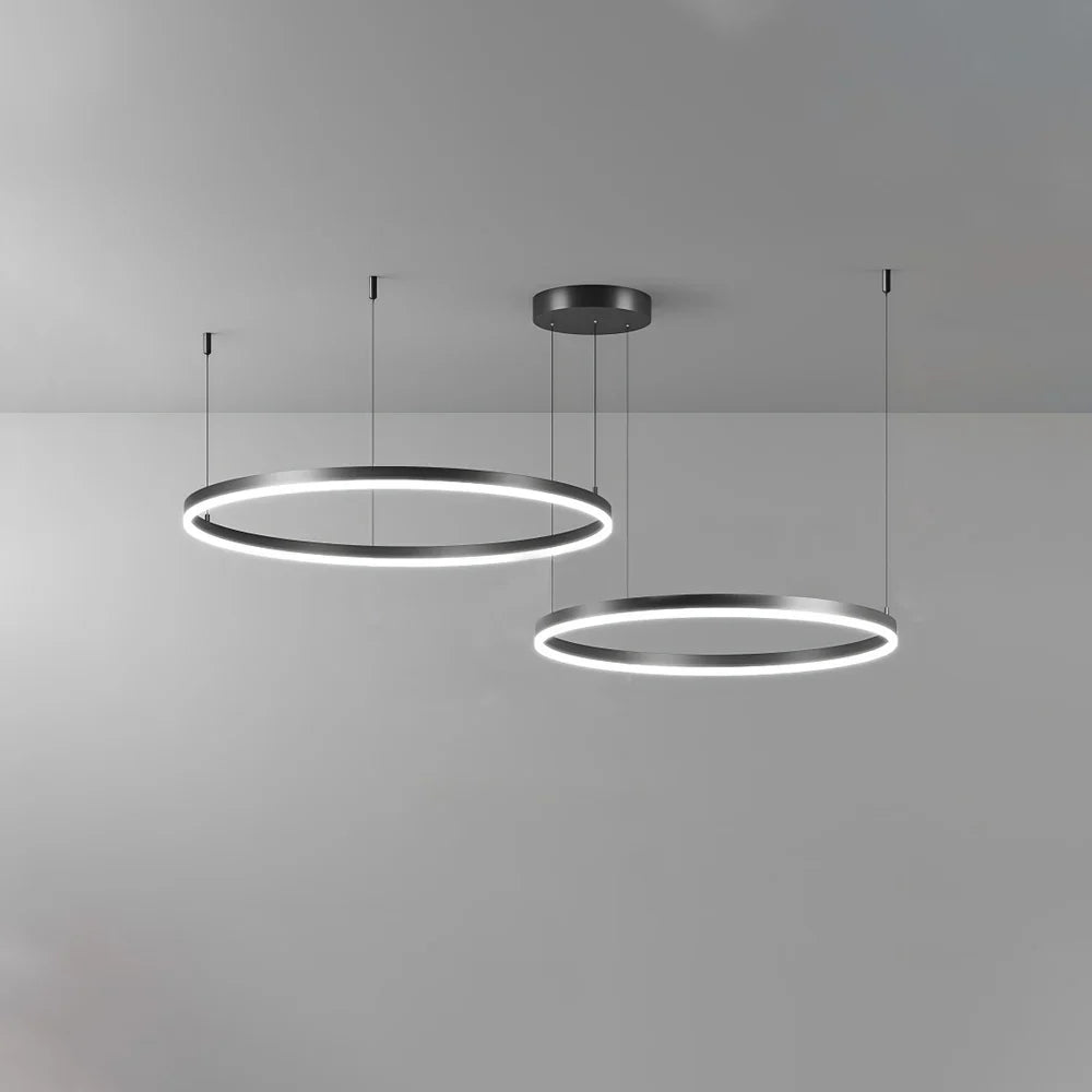 Orbita Multi-Ring LED Chandelier