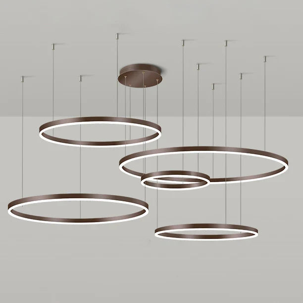 Orbita Multi-Ring LED Chandelier