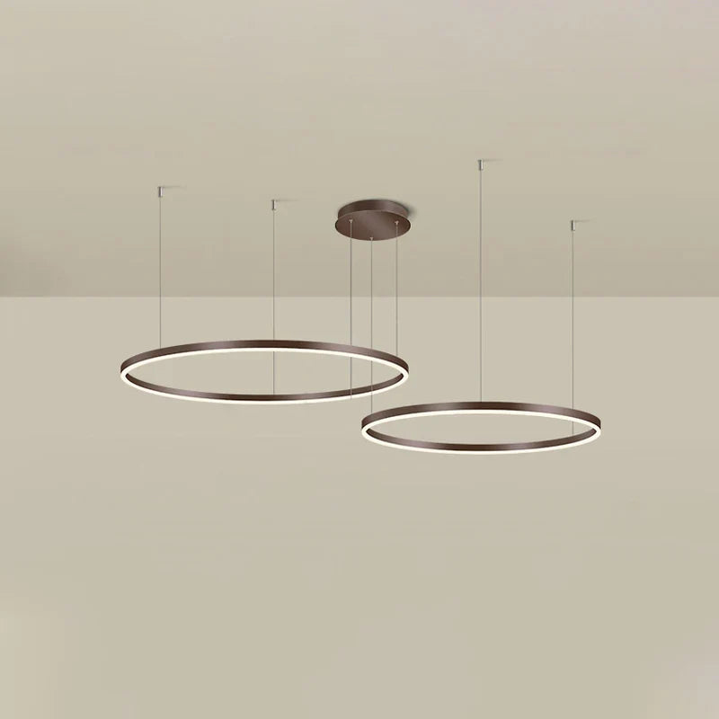 Orbita Multi-Ring LED Chandelier