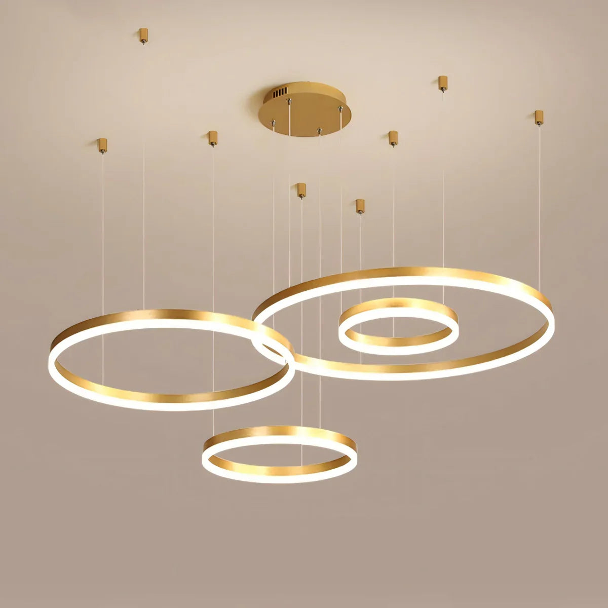 Orbita Multi-Ring LED Chandelier