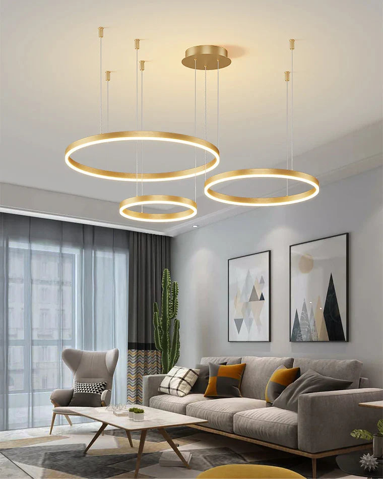 Orbita Multi-Ring LED Chandelier