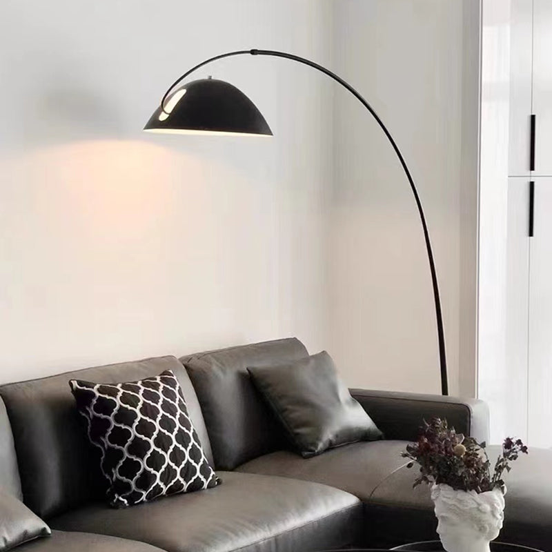 Belvo Arc Floor Lamp Round Base E14