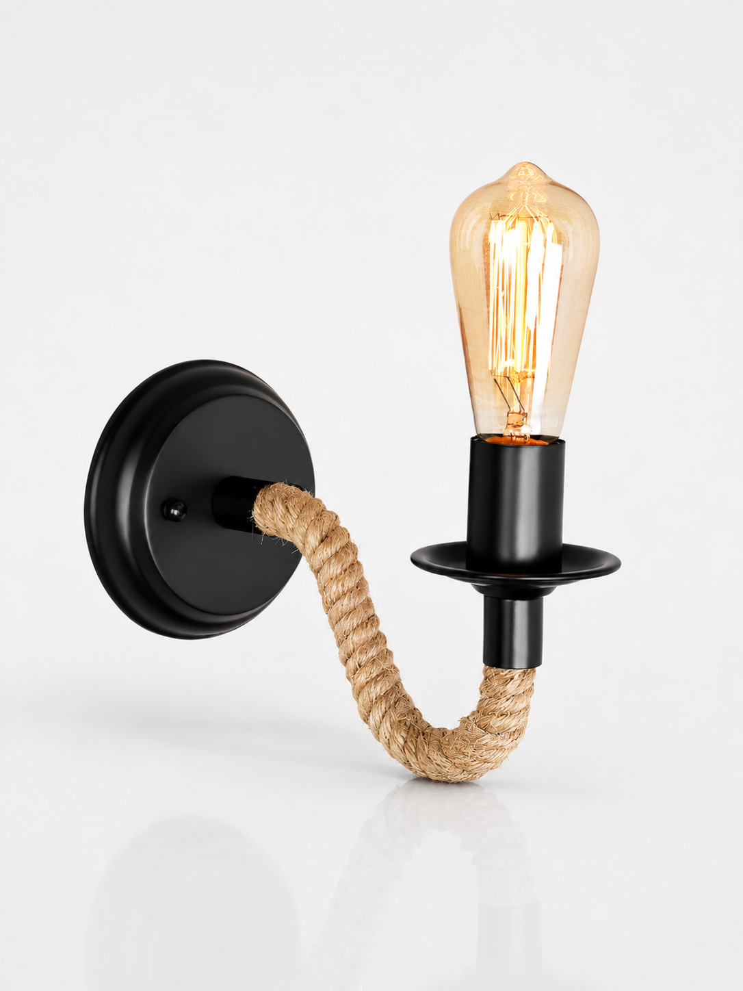 Vintage Rope Wall Lamp