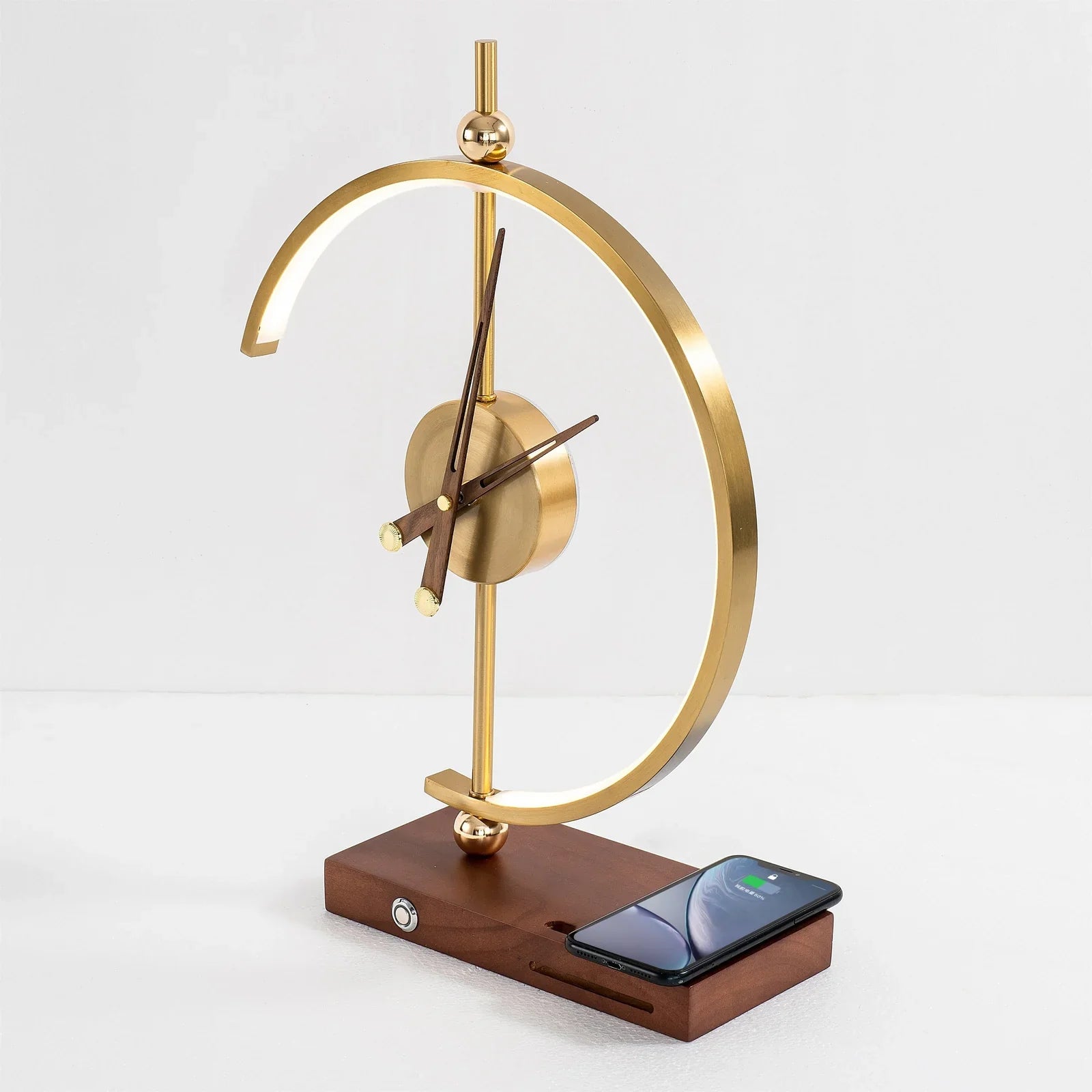 Aurelius Wireless Charging Clock Lamp