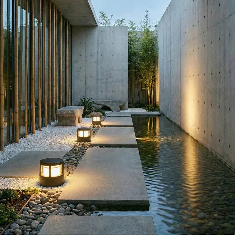 Modern Geometric Outdoor Light