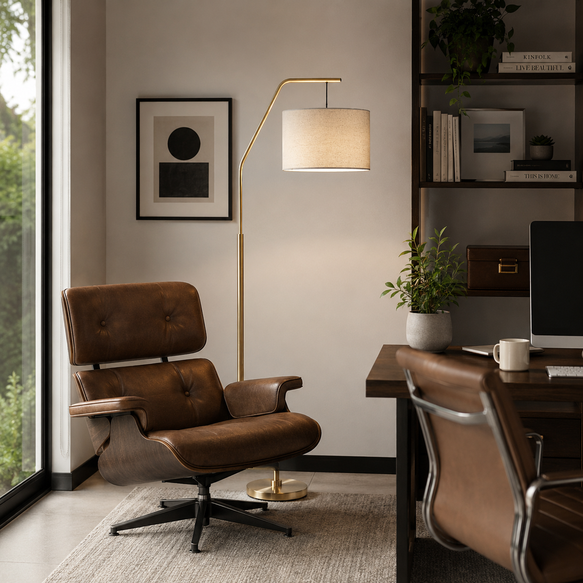 Hanging Arc Floor Lamp