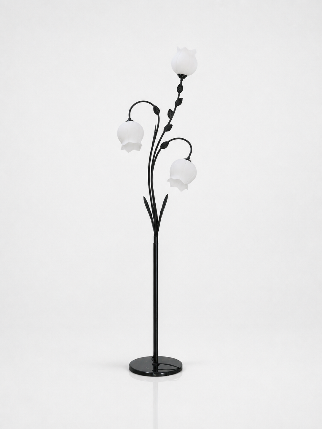 Calista Black Frame Floor Lamp