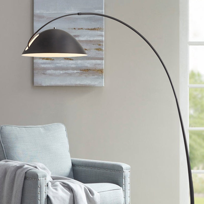 Belvo Arc Floor Lamp Round Base E14