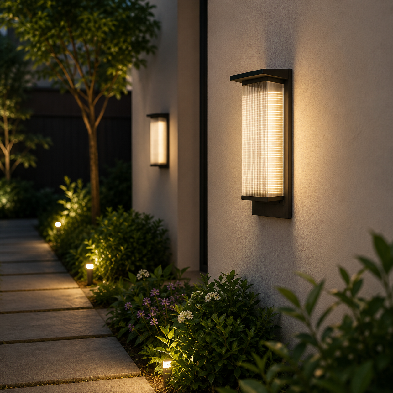 Rectangular Wall LED Outdoor Light