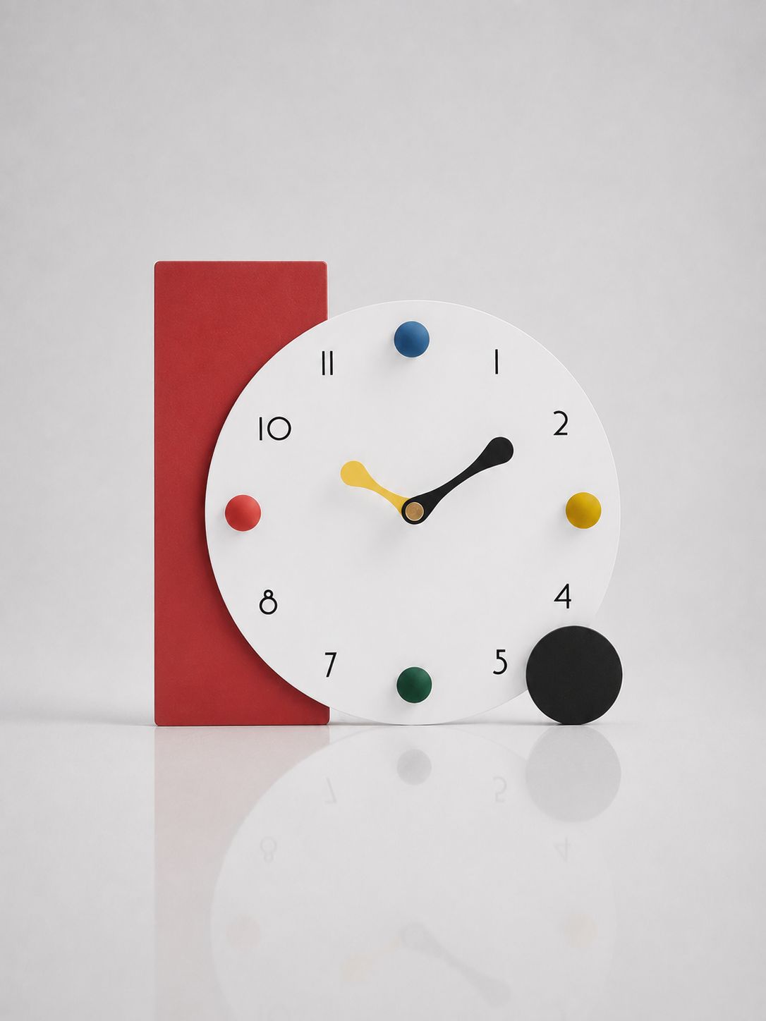 EdgeLine Analog Table Clock