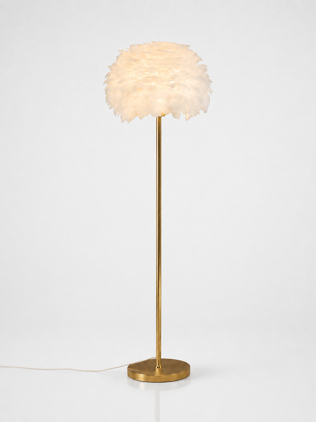 Celestine Feather Glow Floor Lamp