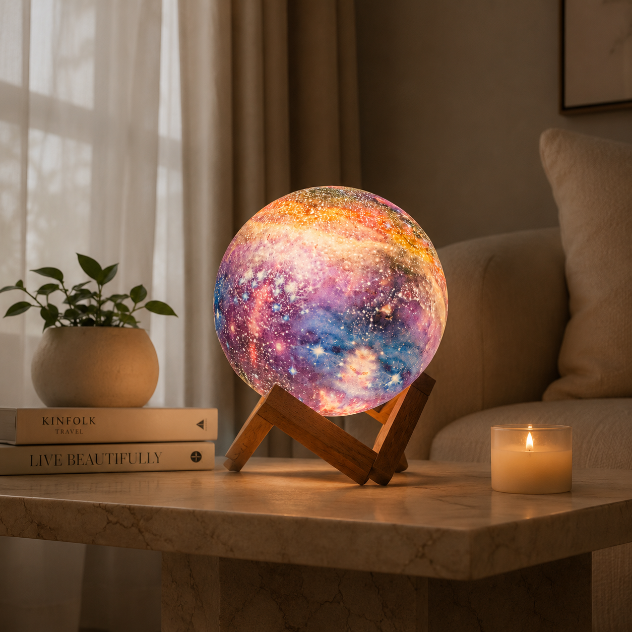 Celestia Moon Light | 16-Color Rechargeable Lamp