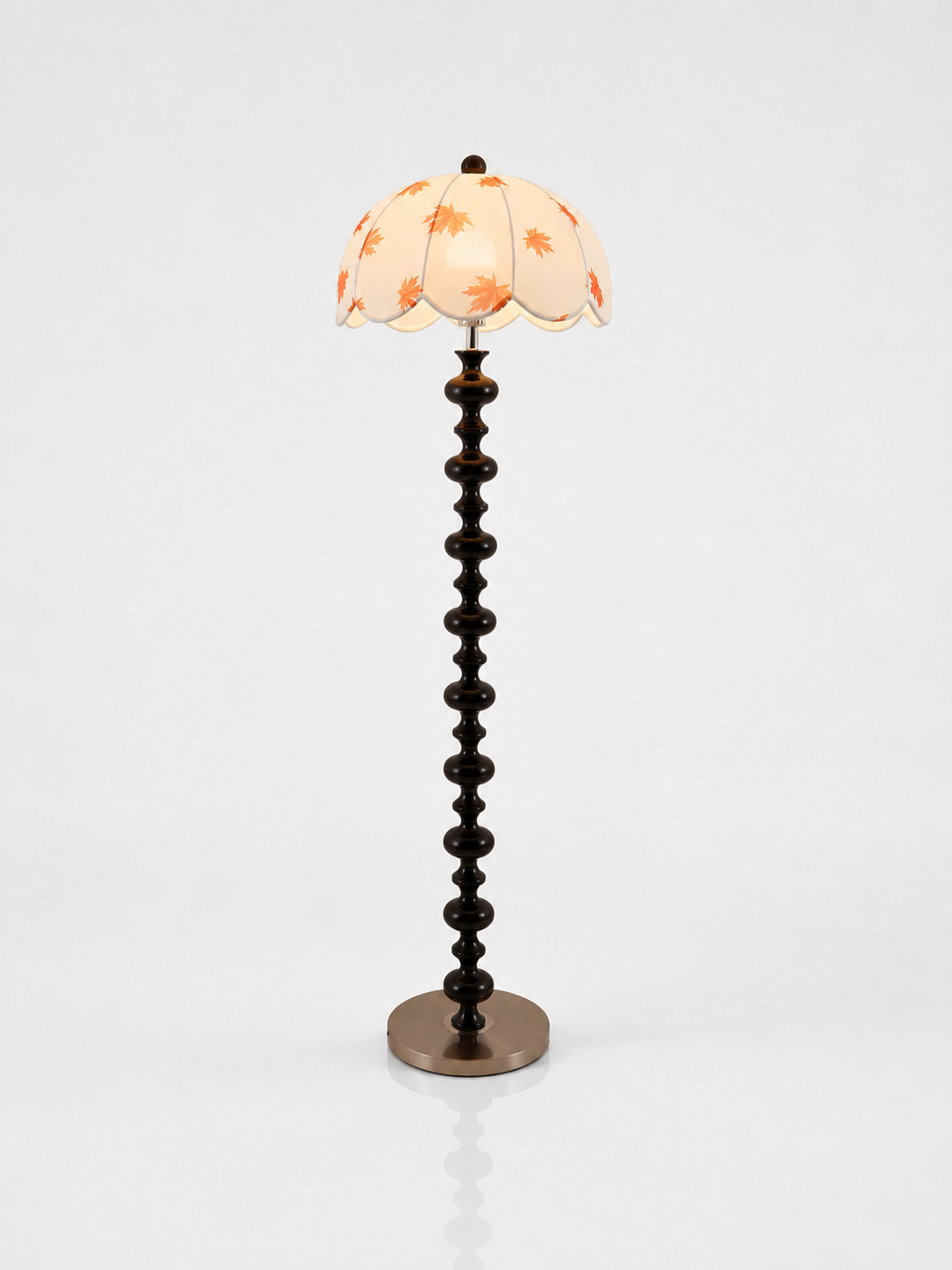 Nordic Arc Fabric Floor Lamp