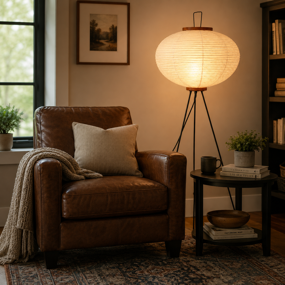 Paper Glow Floor Lamp