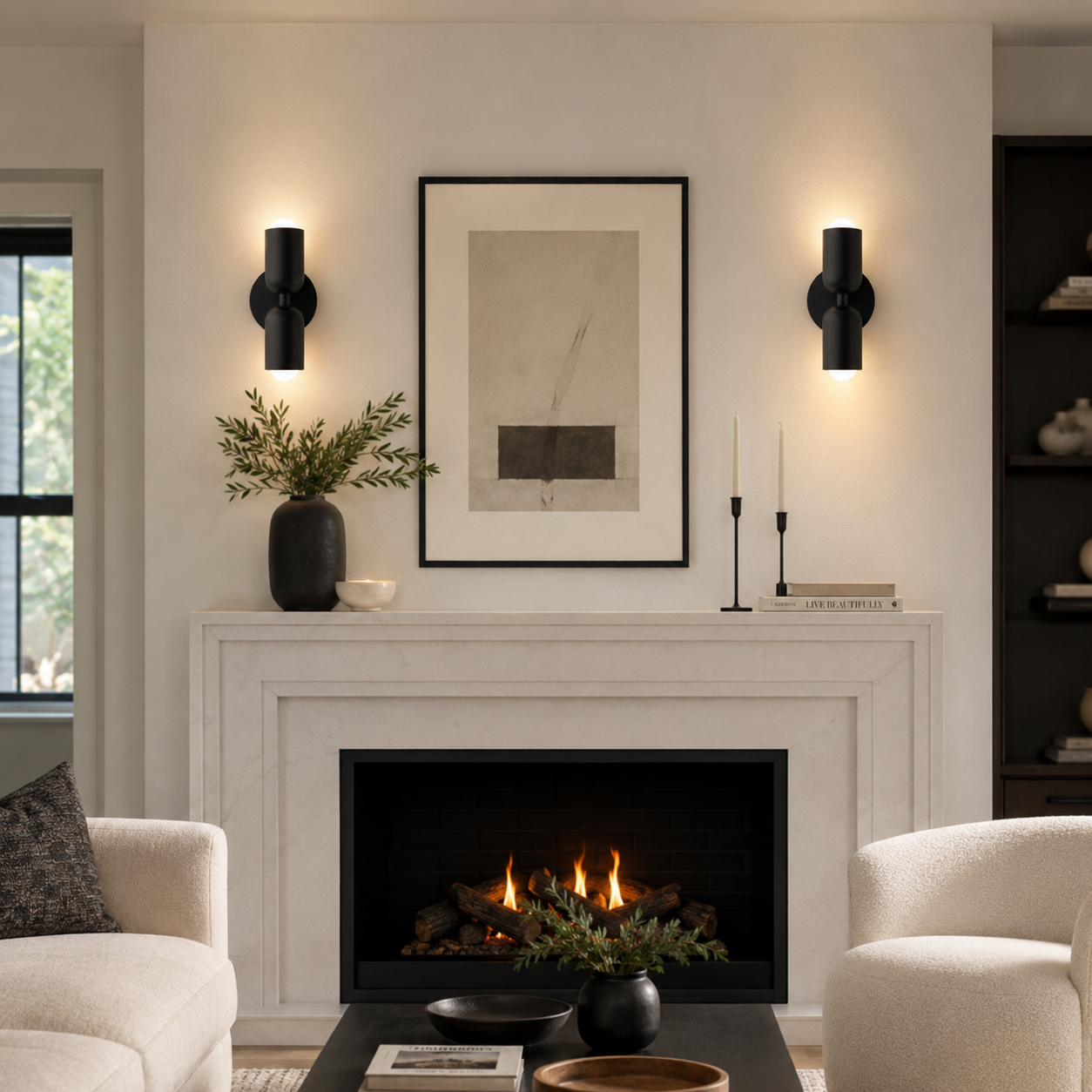Aurora Dual Beam Wall Lamp