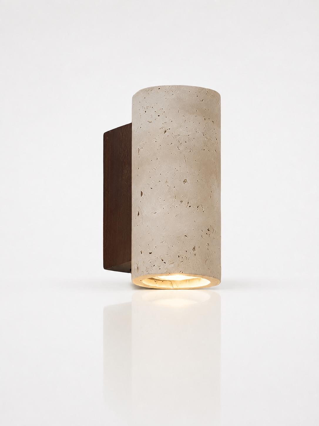 Aster Travertine Wall Lamp