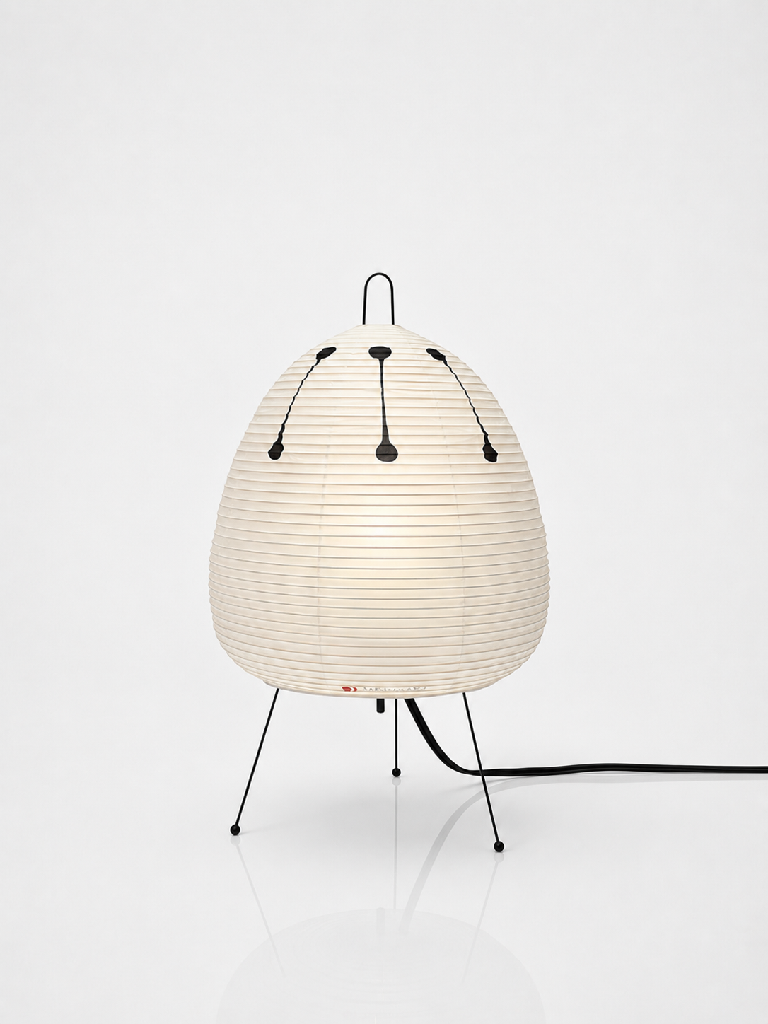 Japanese Rice Paper Table Lamp with 3 Color Temperatures