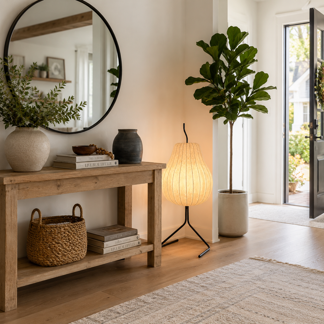 LumiPear Silk Floor Lamp