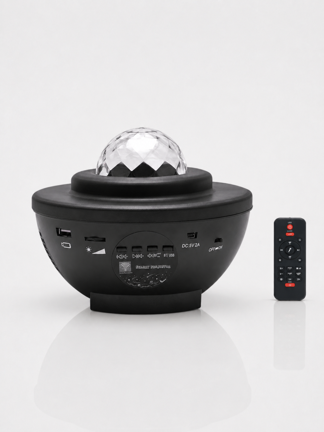 NebulaGlow Galaxy Projector | 21 Colors, Bluetooth Speaker, USB Powered