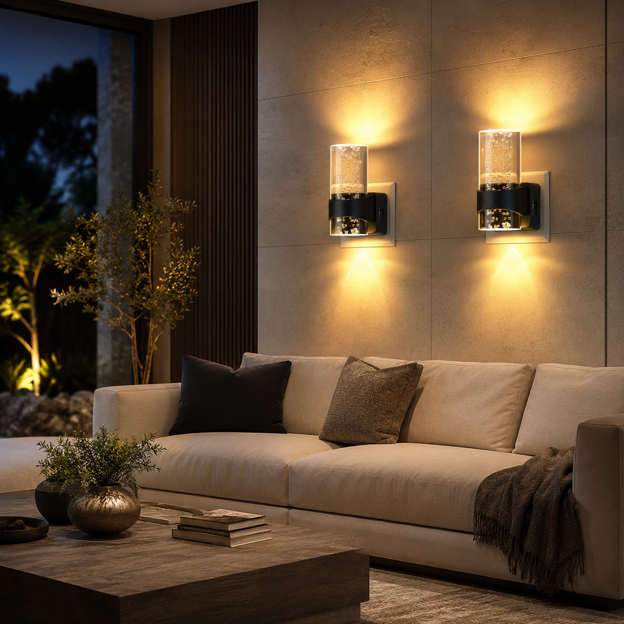 Crystal Bubble Wall Lamp
