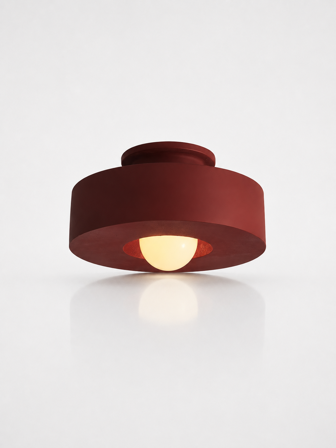 Stacked Resin Flush Ceiling Lamp