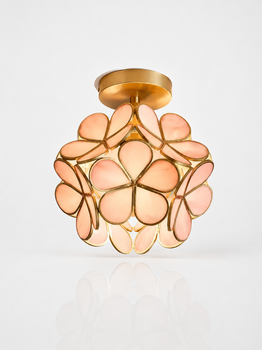 Petal Luxe Flush Mount Ceiling Lamp