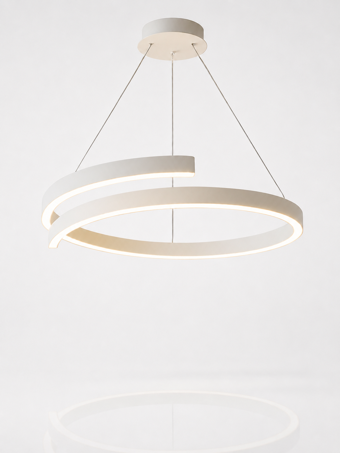 Velisse Chandelier Light | Elegant LED Double Ring Design