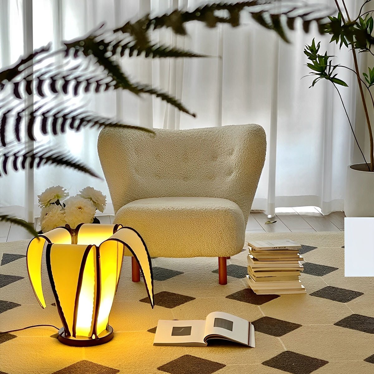 Sora Sculpt Floor Lamp: Modern Decorative LED Lighting