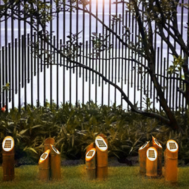Solara Bamboo Garden Light | Resin LED Outdoor Landscape Lamp