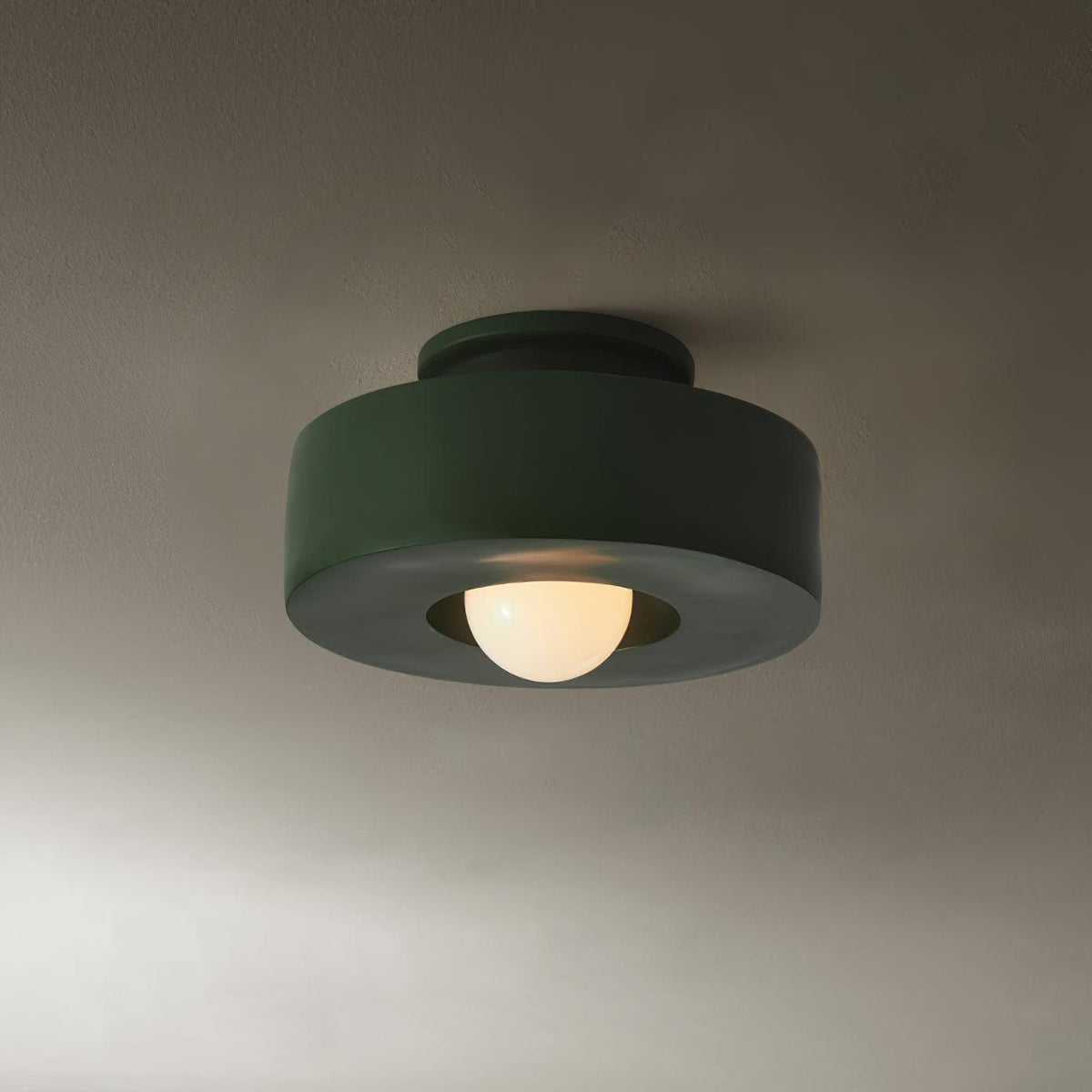 Stacked Resin Flush Ceiling Lamp