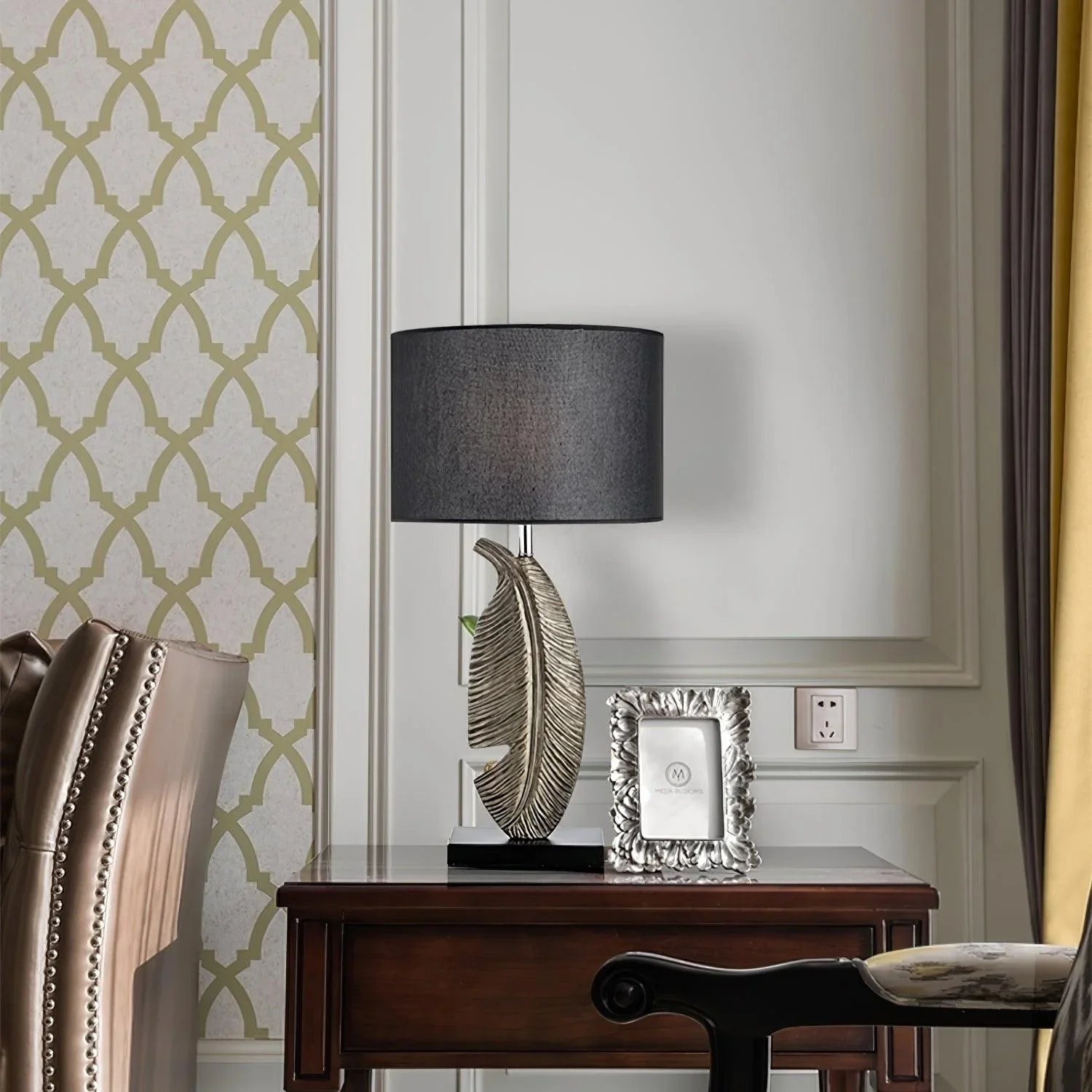 Noir Marble Table Lamp