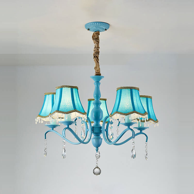 Lunara Crystal Cone Chandelier