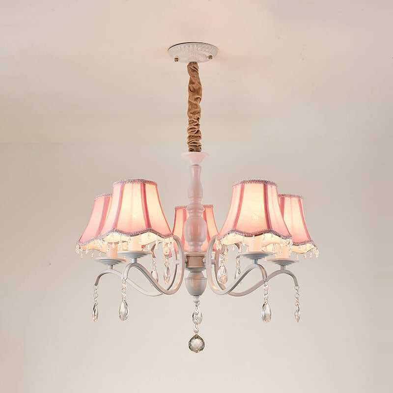 Lunara Crystal Cone Chandelier