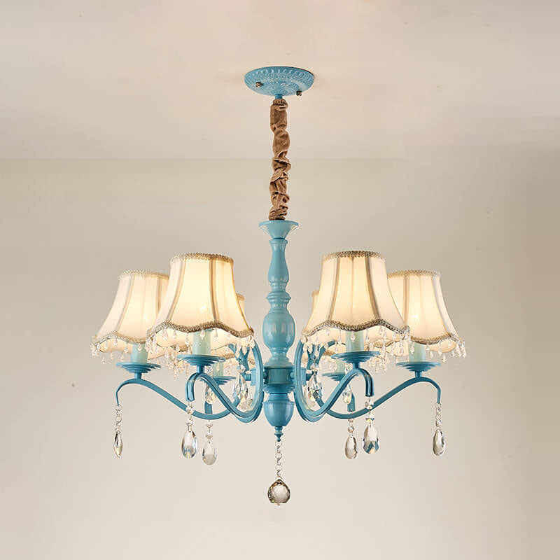 Lunara Crystal Cone Chandelier