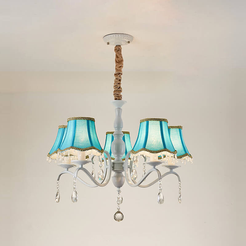 Lunara Crystal Cone Chandelier