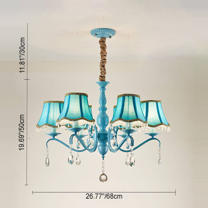 Lunara Crystal Cone Chandelier