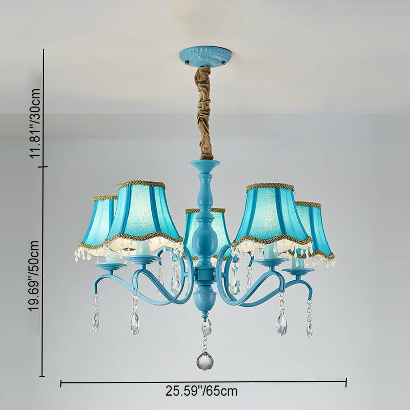 Lunara Crystal Cone Chandelier
