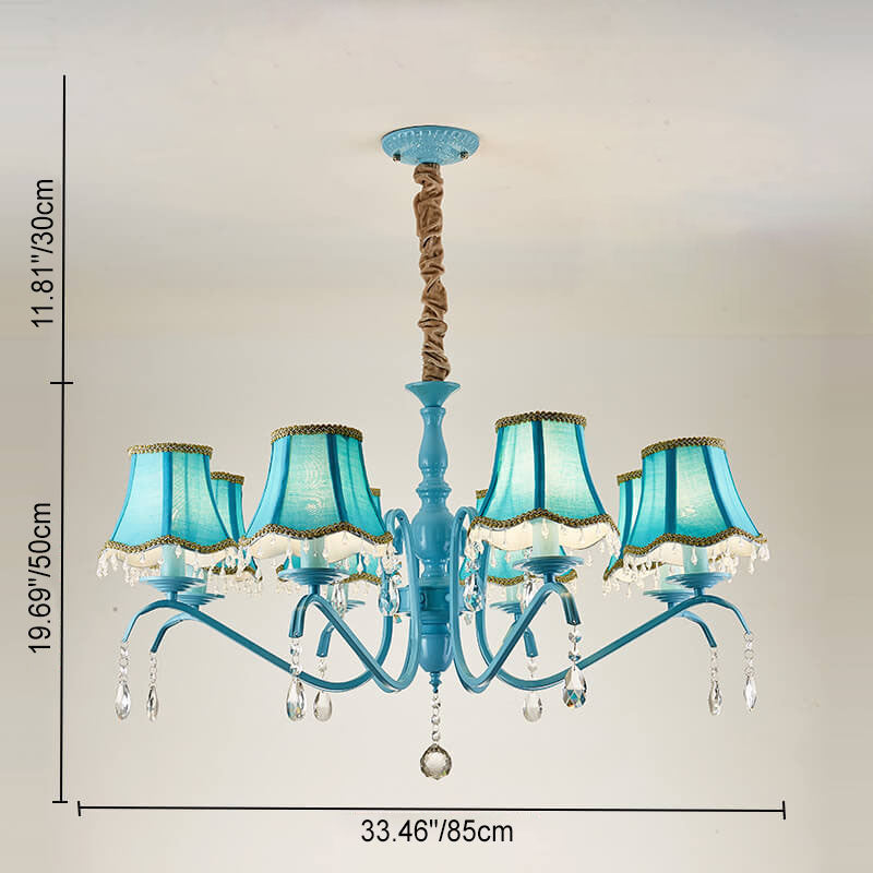 Lunara Crystal Cone Chandelier