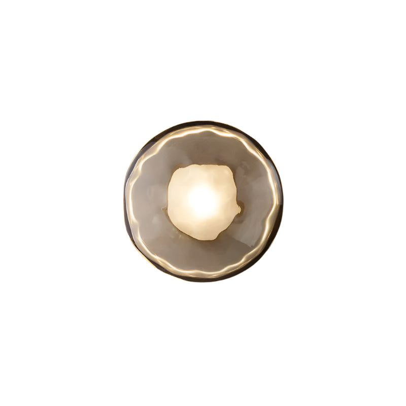 Tranquil Elegance Glass Wall Lamp