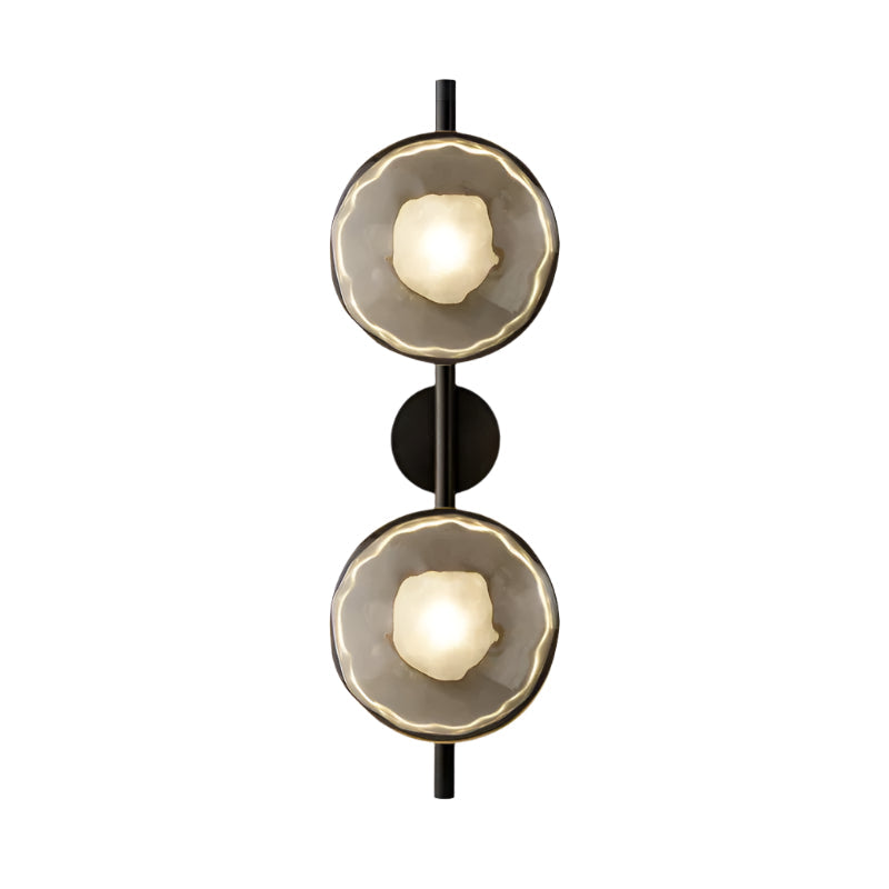 Tranquil Elegance Glass Wall Lamp