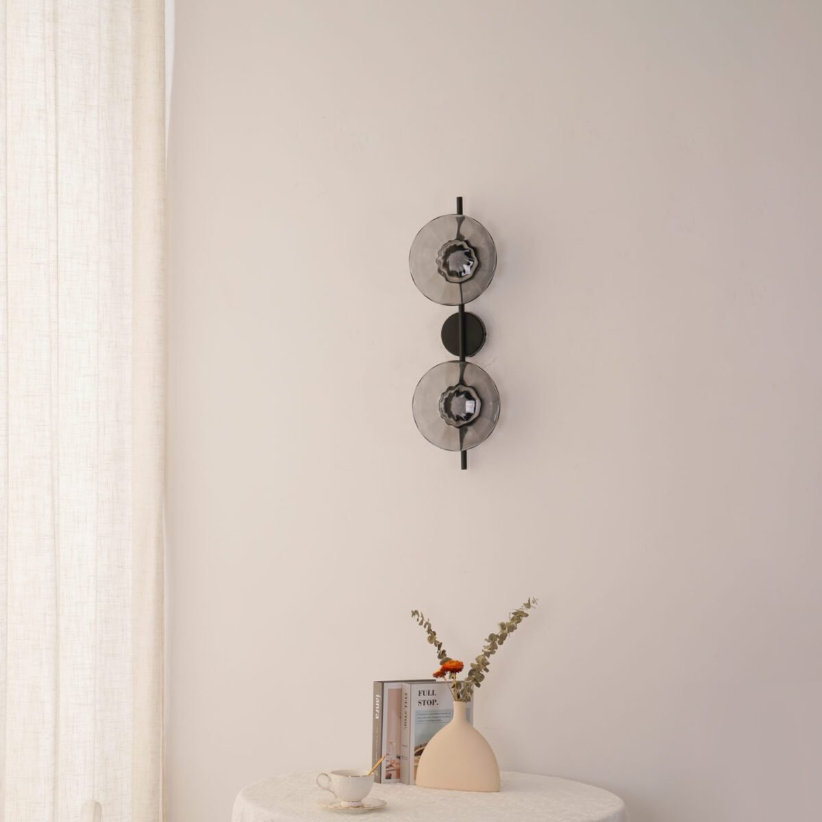 Tranquil Elegance Glass Wall Lamp