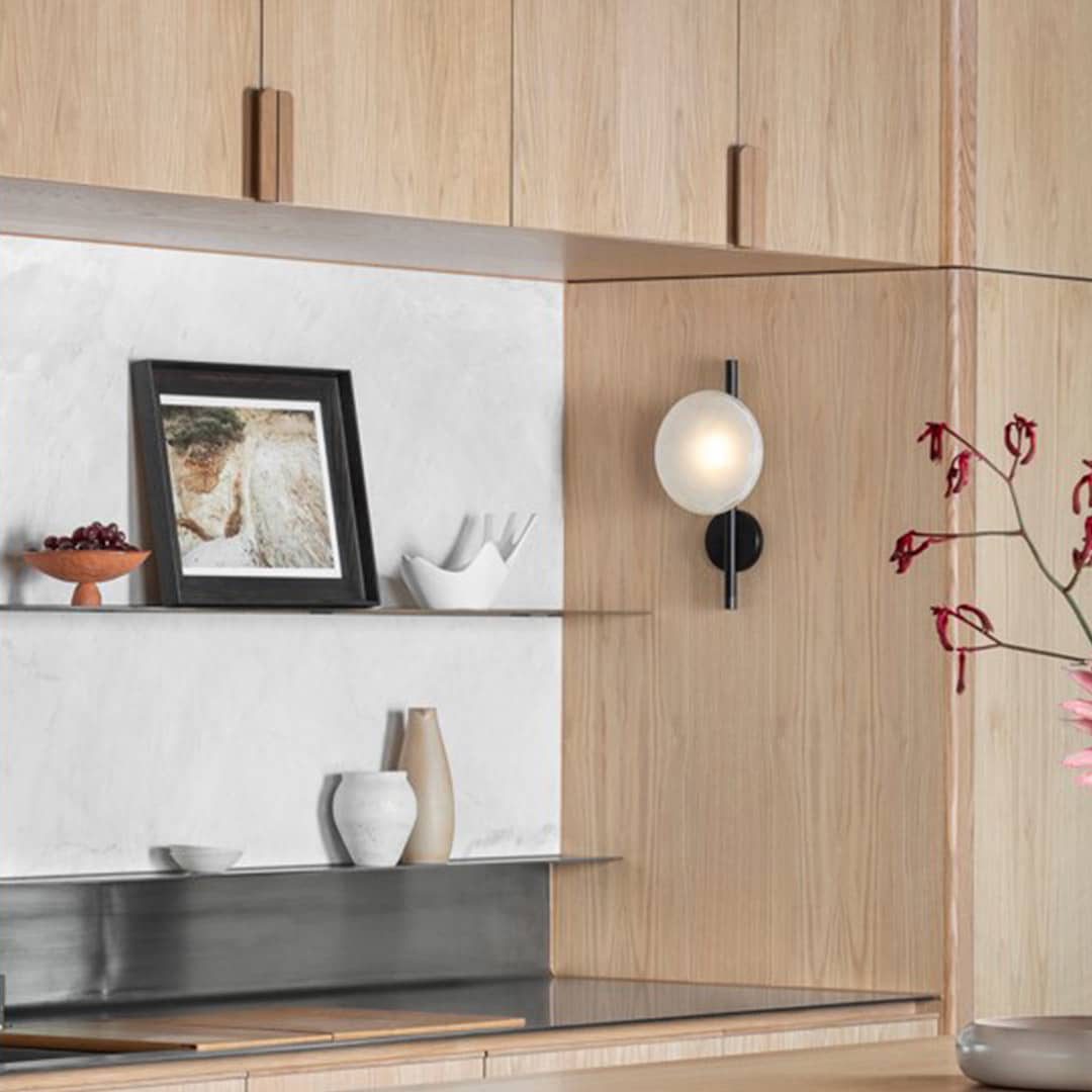 Tranquil Elegance Glass Wall Lamp