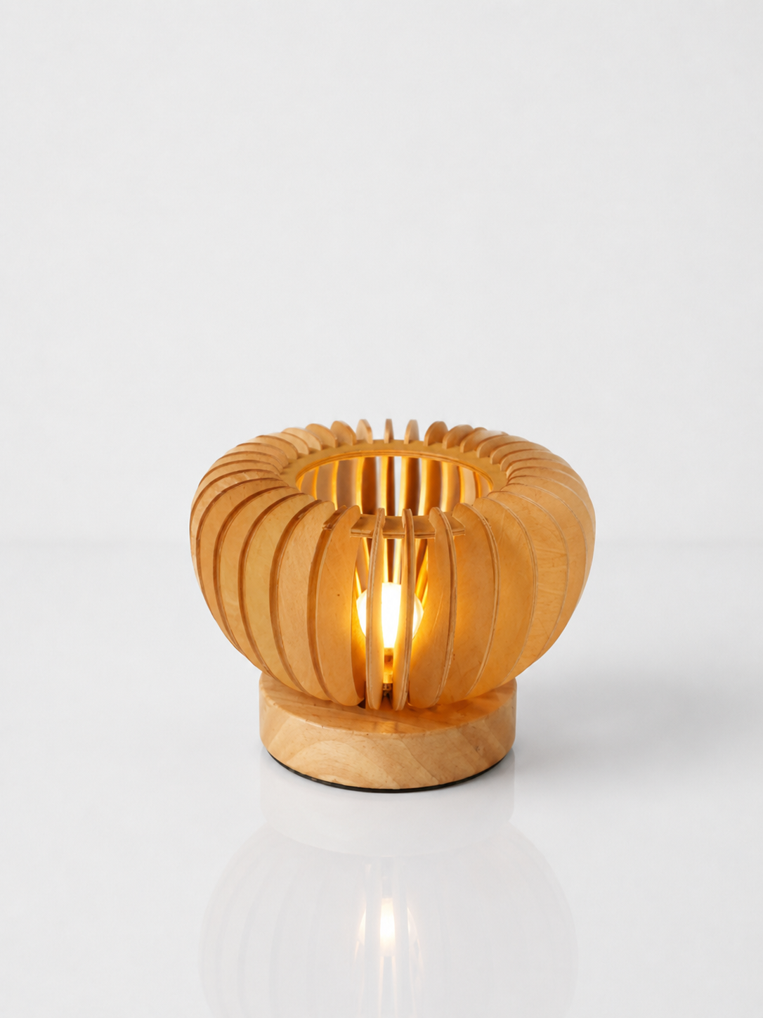 Wood Table Lamp
