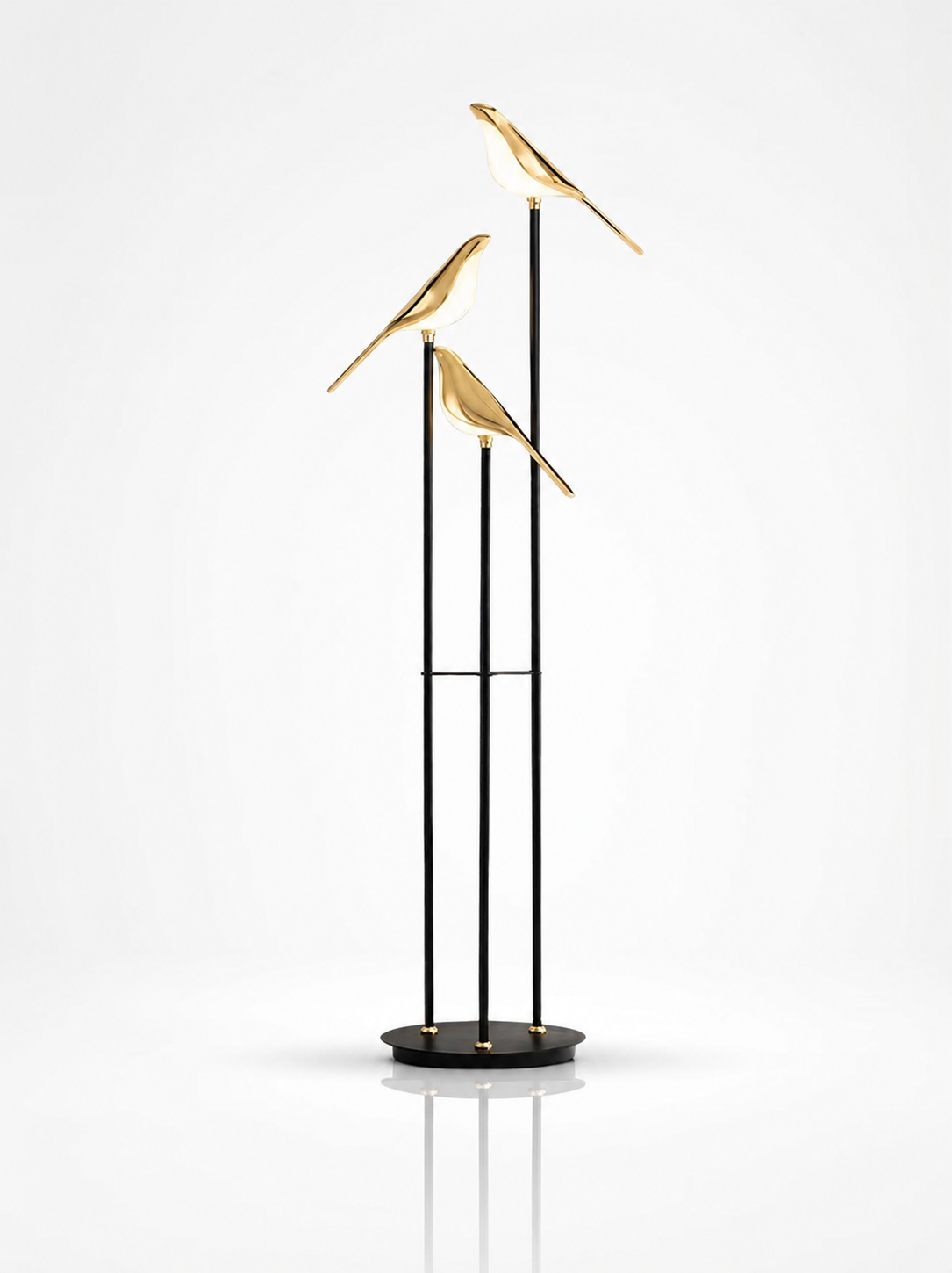 Avia Bird Floor Lamp Acrylic Aluminium LED