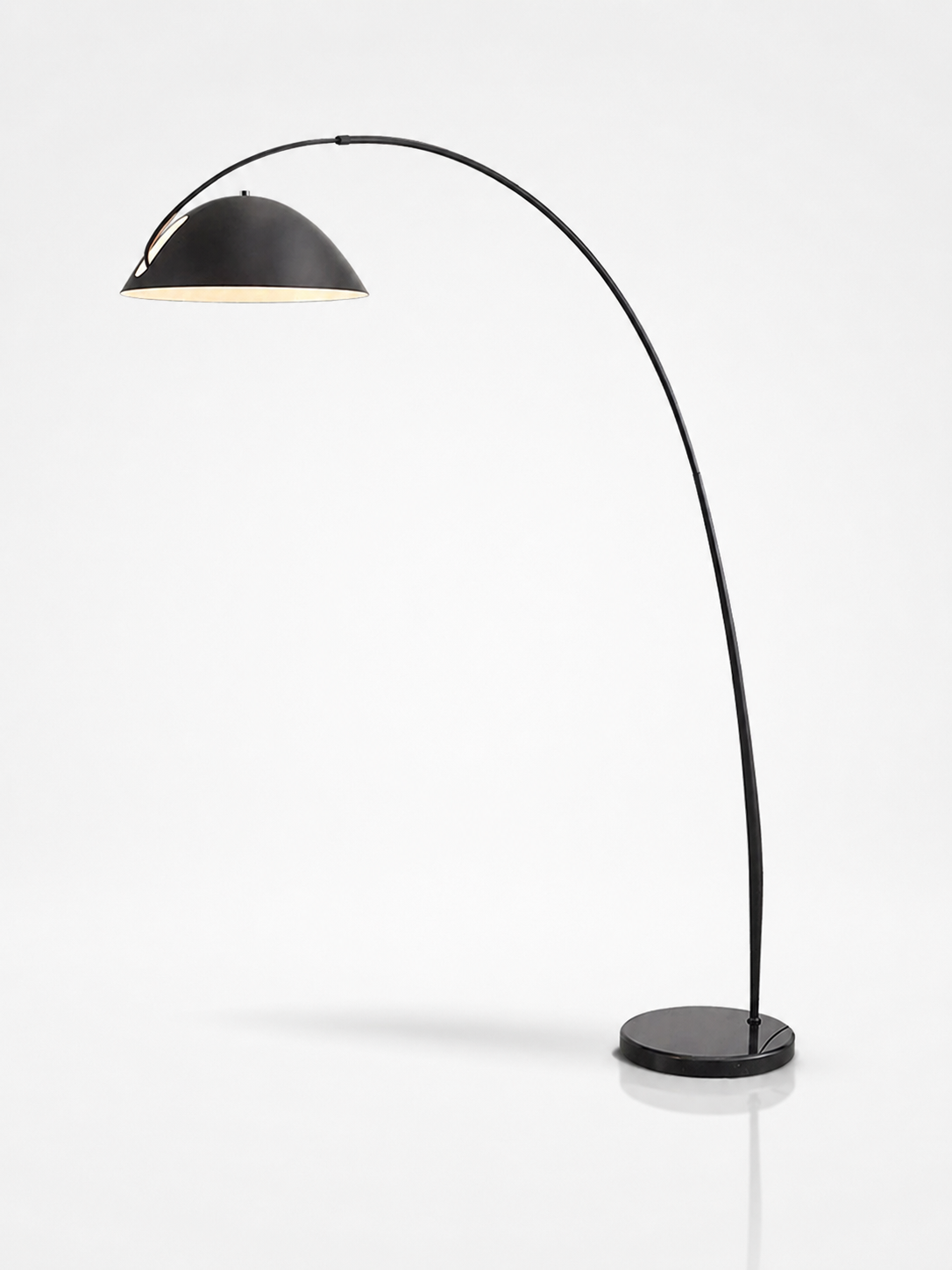 Belvo Arc Floor Lamp Round Base E14