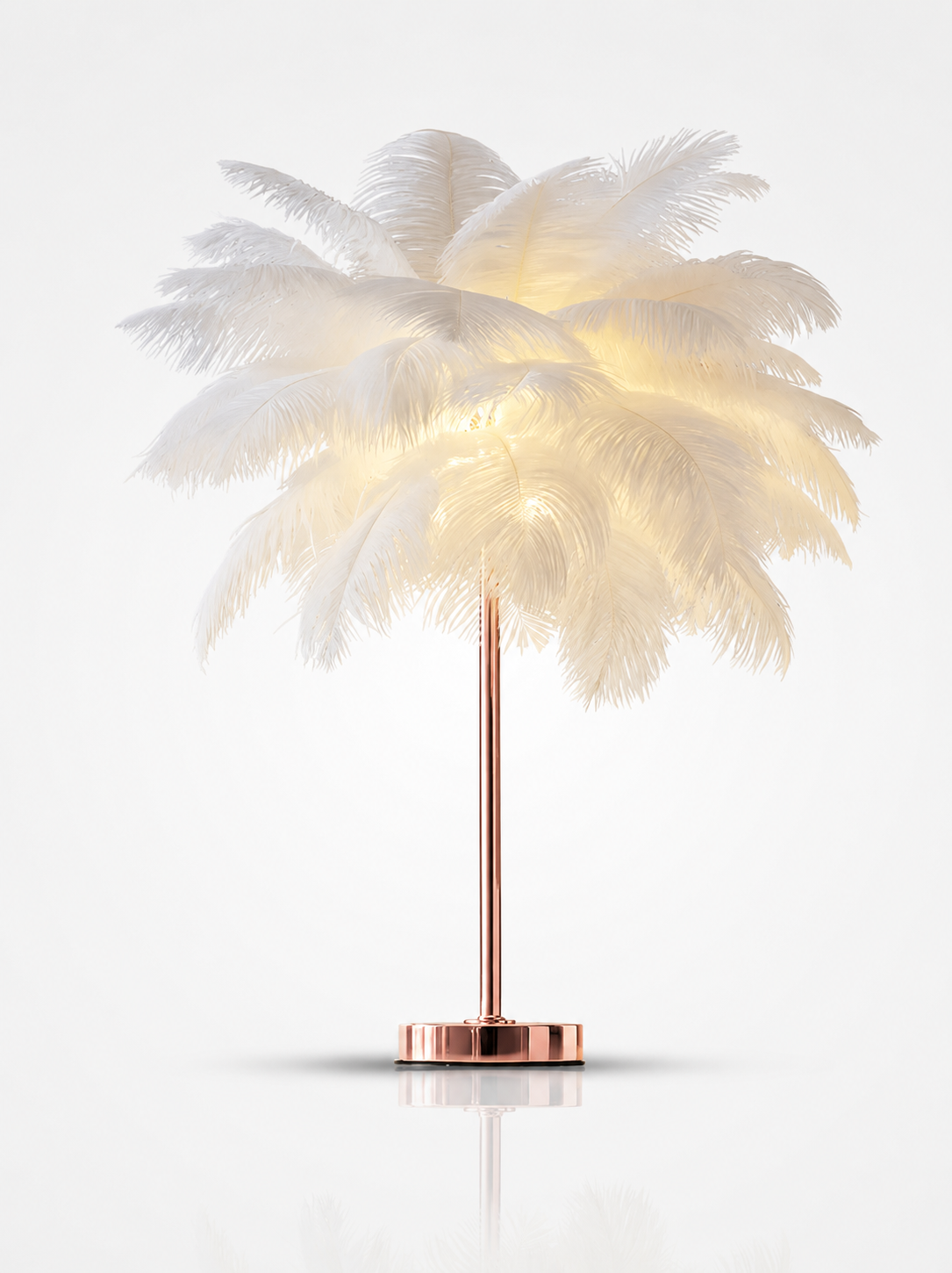 Plume Feather Table Lamp