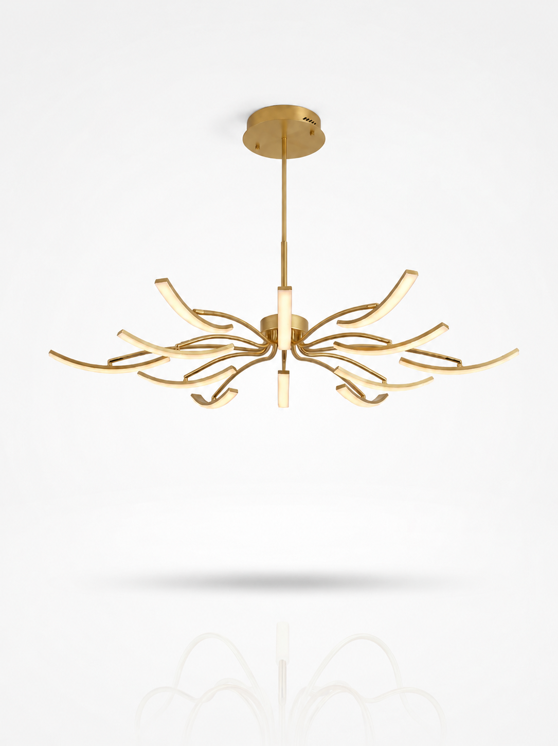 Aluminium LED Chandelier Multi-Head Ceiling Light