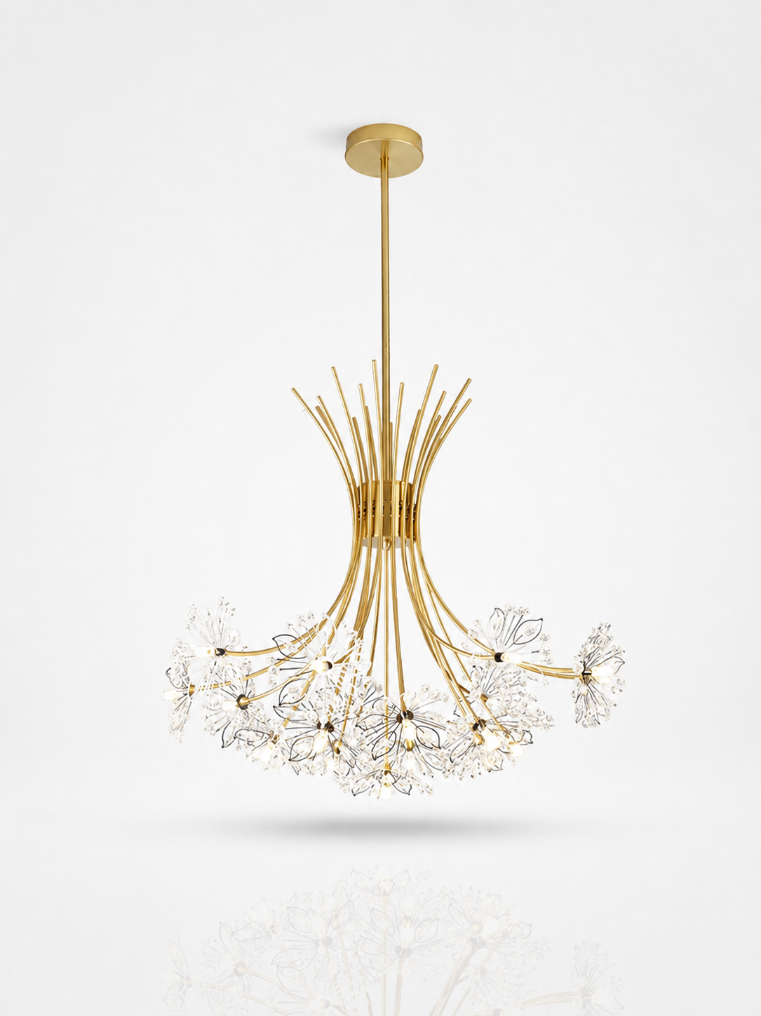Bouquet Flower Crystal Chandelier